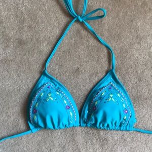 Turquoise Bathing Suit Top